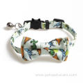 Eco Friendly Floral Luxury Pet Bow Tie Collar